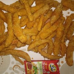 A picture of Potato fritters.