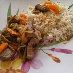 Une photo de Émincés de bœuf façon wok