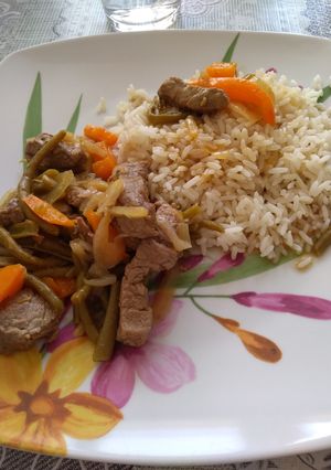 Une photo de Émincés de bœuf façon wok