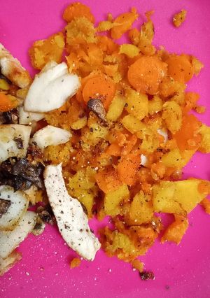 A picture of Carrot & swede.