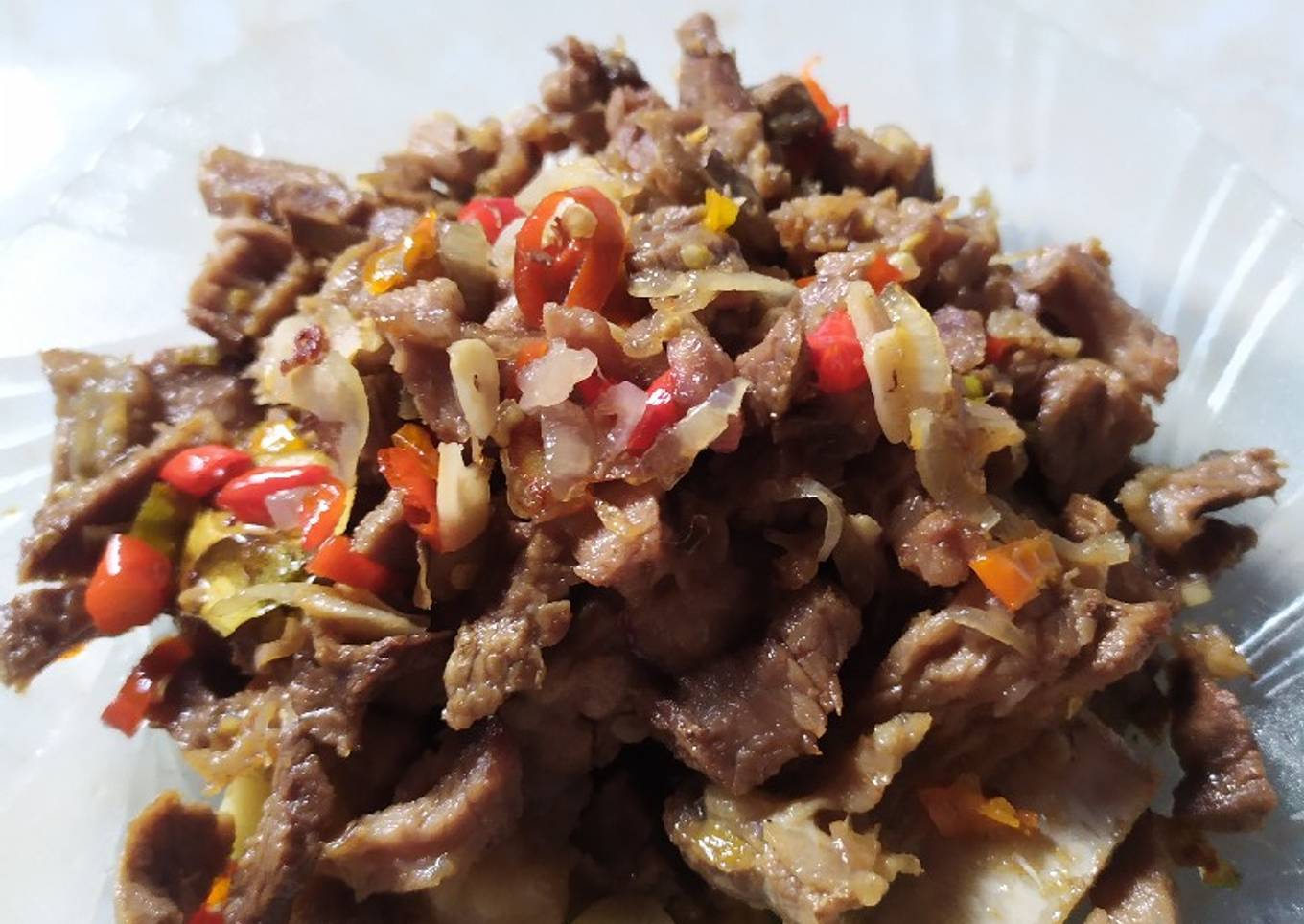 Tumis Daging Sapi Sederhana