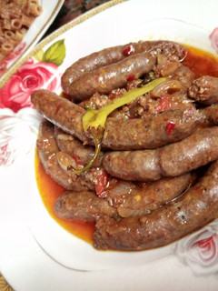 صورة لوصفة سجق بالصويا صوص