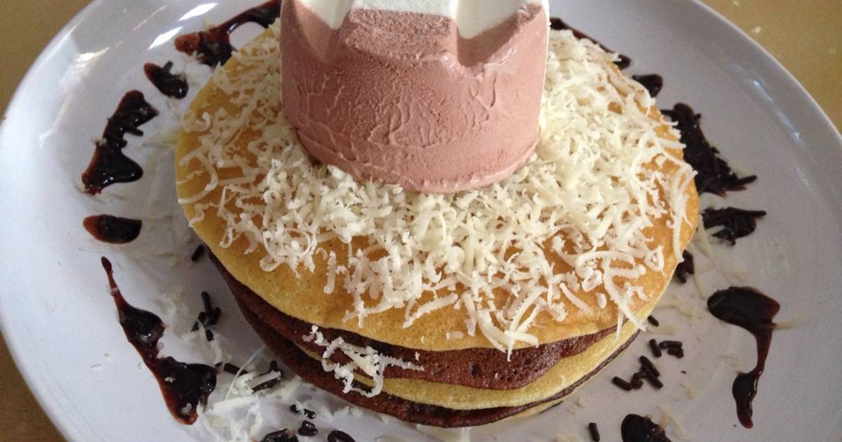 Resep Pancake cokva(coklat vanila) oleh mirantika 