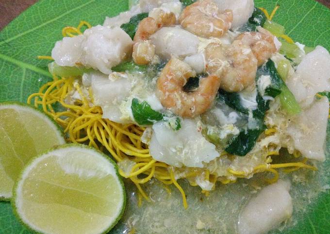 Mie titi khas Makassar