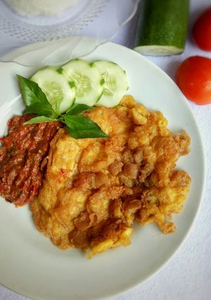 Foto resep Penyetan Telur