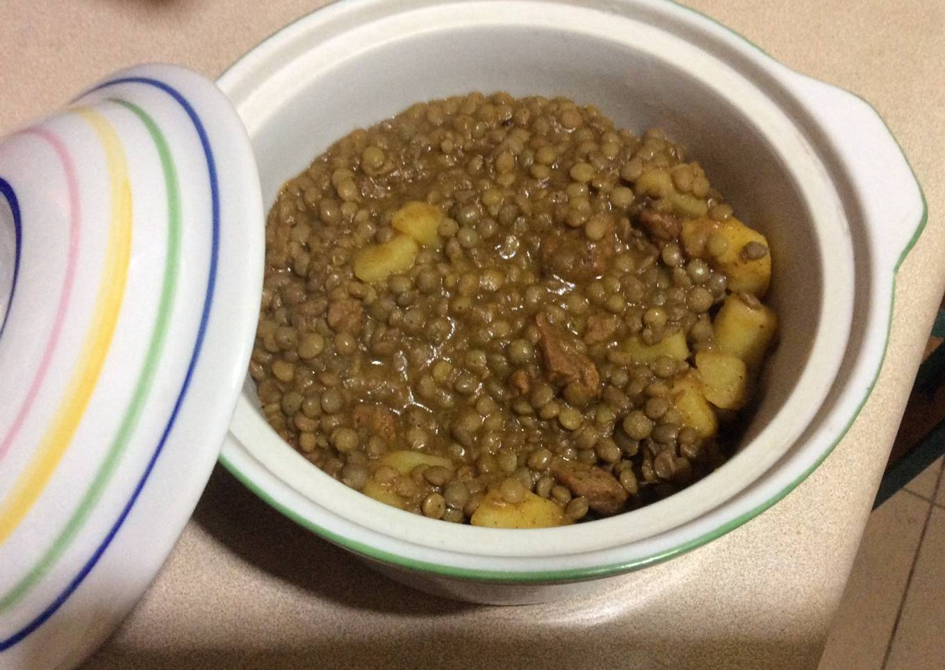 Lentejas con carne