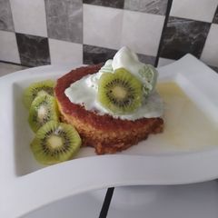 Malva pudding A picture of Malva pudding.
