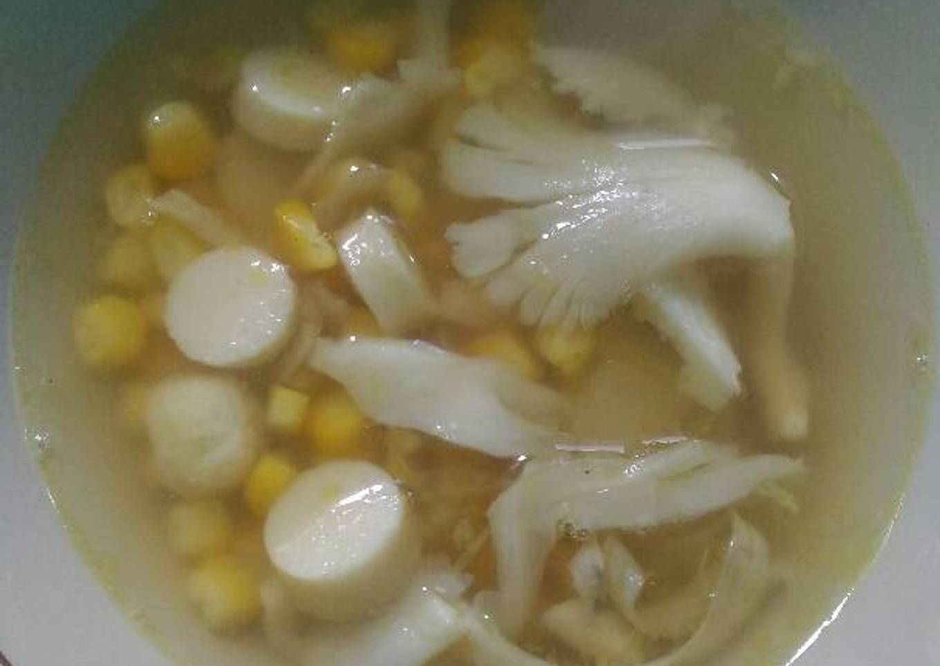 Sayur Sop SJJ (Sosis Jagung Jamur)