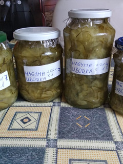 556. Fermentálással készült hagyma uborka és csípős paprika 😋 recept fotója