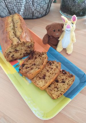 Une photo de Gâteau au yaourt et chocolat