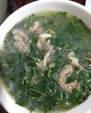 Canh (rau) đắng lòng cá