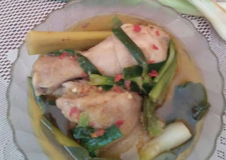 Resep Gulai ayam tanpa santan, Enak