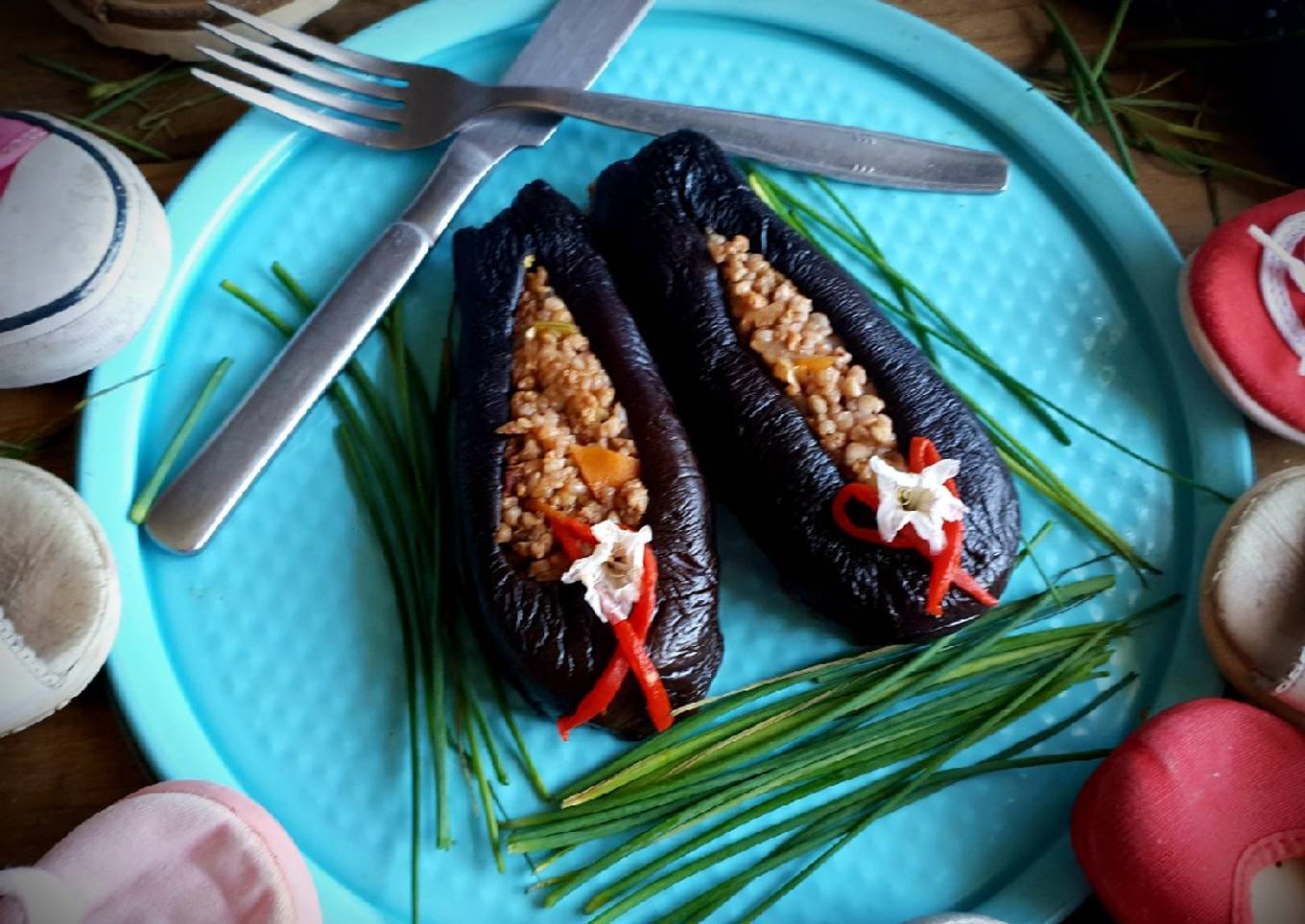 Zapatitos de berenjenas