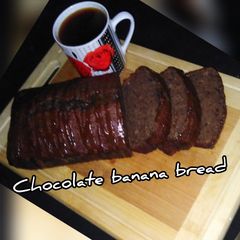 A picture of Chocolate banana bread.