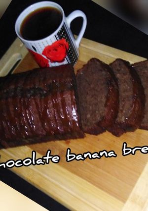 A picture of Chocolate banana bread.
