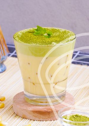 Foto resep Matcha Corn Milk
