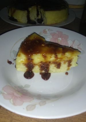 Una foto de Torta mágica de vainilla