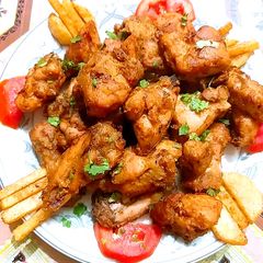 Chicken pakora A picture of Chicken pakora.
