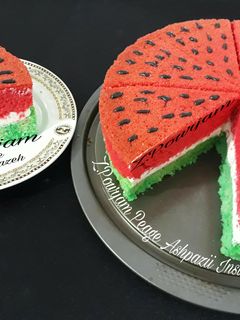 عکسی از دستور کیک ساده اسفنجی