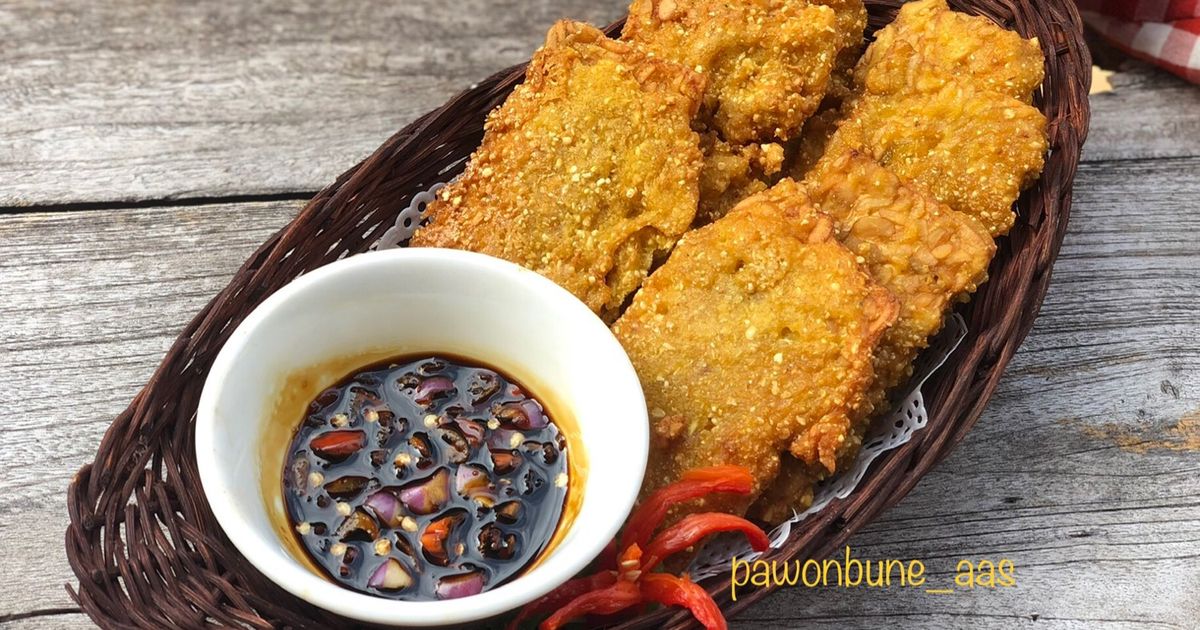 Tempe Goreng Glepung Gaplek