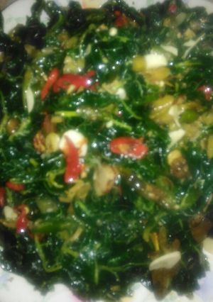 Foto resep Oseng daun pepaya