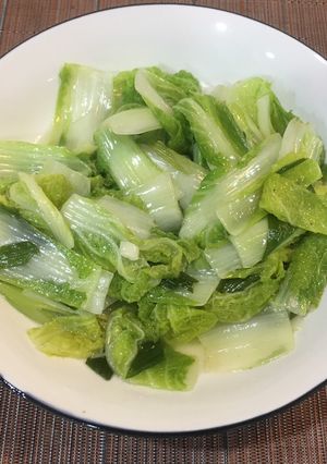 蒜炒娃娃菜 的食譜成品照片