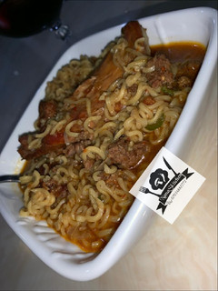A picture of Minced meat noodles.