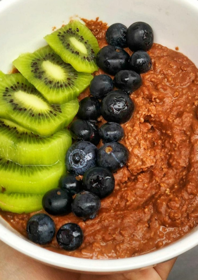 Una foto de Pudin de avena♡