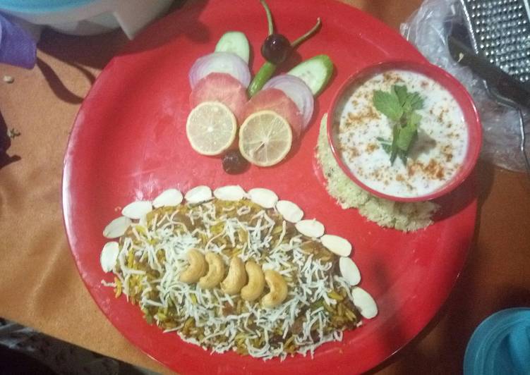 How to Royal Delicious Biryani &amp; veg raita