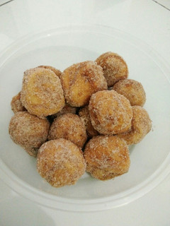 Foto resep Chapssal Doughnuts / Donat Korea (topping Cinamon sugar)