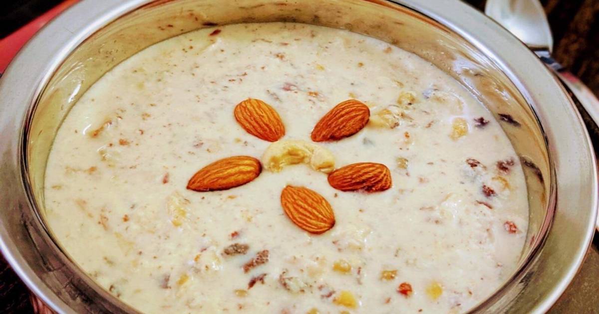 Dry fruits kheer Recipe by Ankita Basu Saha Cookpad