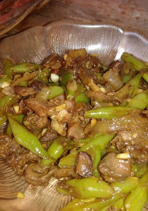 Foto resep Tumis buncis ati ampela ayam