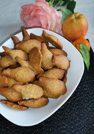 Zdjęcie przepisu Ciastka maślane "Makóweczki".