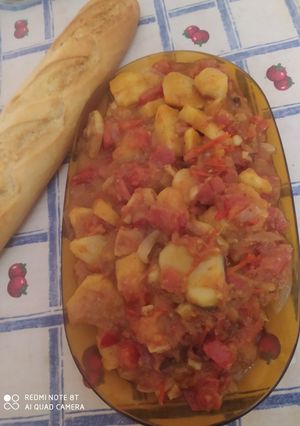 Una foto de Patatas a lo pobre