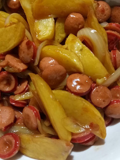 Foto resep Kentang goreng sosis saos barberque