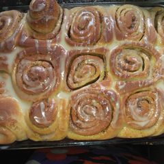 A picture of Cinammon rolls #4weekschallenge.