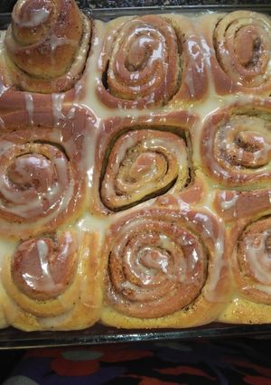 A picture of Cinammon rolls #4weekschallenge.
