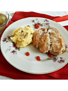Foto resep Dada ayam panggang (grilled chicken w/ mashed potatoes)