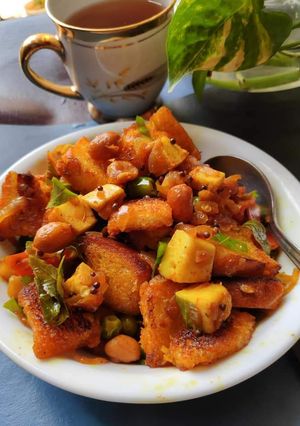 ব্রেড-পনির উপমা(bread paneer upma recipe in bengali) রেসিপির প্রধান ছবি