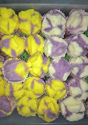 Foto resep bolu kukus colorfull