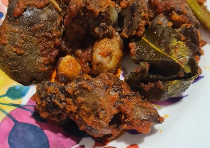 Langkah Mudah untuk Menyiapkan Balado ati ampela, Menggugah Selera