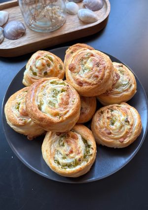 Jalapenos sajtos csiga recept fotója