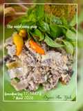 Urap mentah jantung pisang