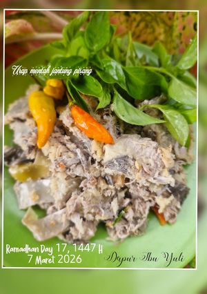 Foto resep Urap mentah jantung pisang