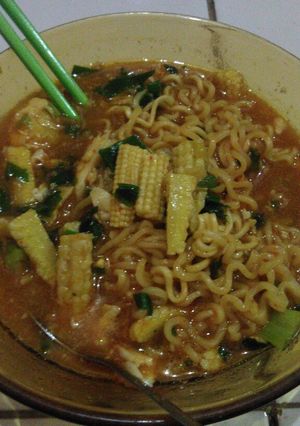 Foto resep Mie nyemek jawa