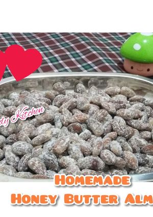 Foto resep Homemade Honey Butter Almond (Snack Oleh2 Korea)