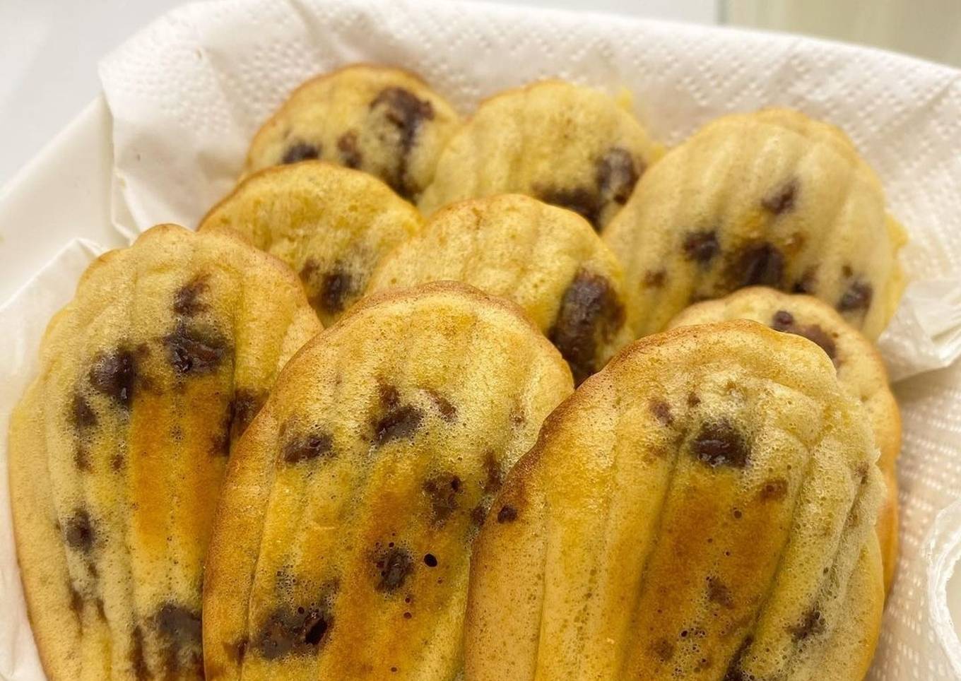 Madeleine au pépite de chocolat