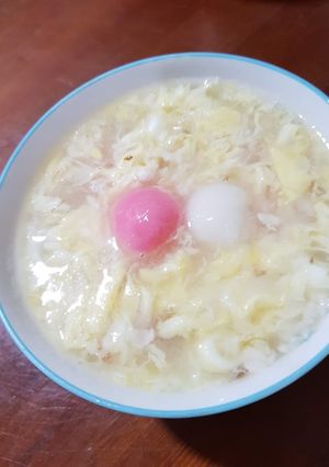 池畔月圓桂花飄芙蓉蛋酒釀 的食譜成品照片