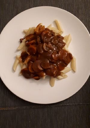 Une photo de Sauce boeuf bourguignon végétarienne