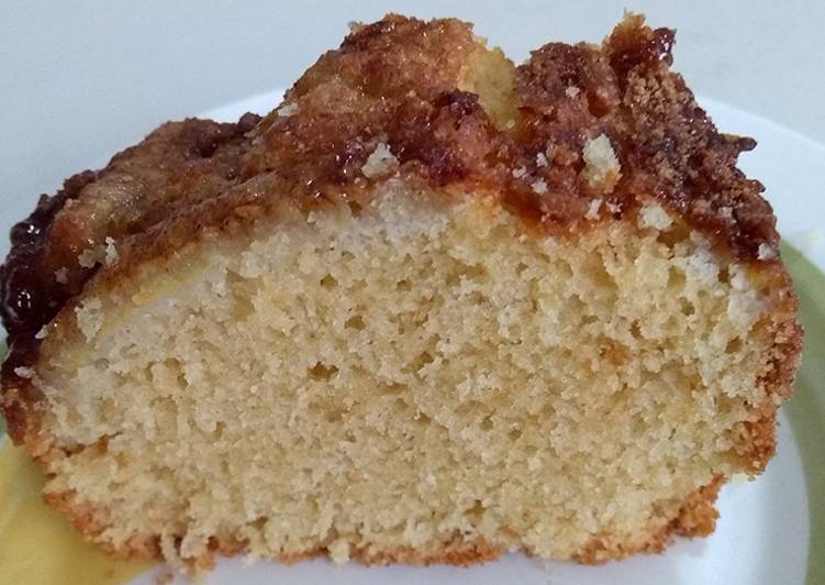 Bolo de banana sem lactose